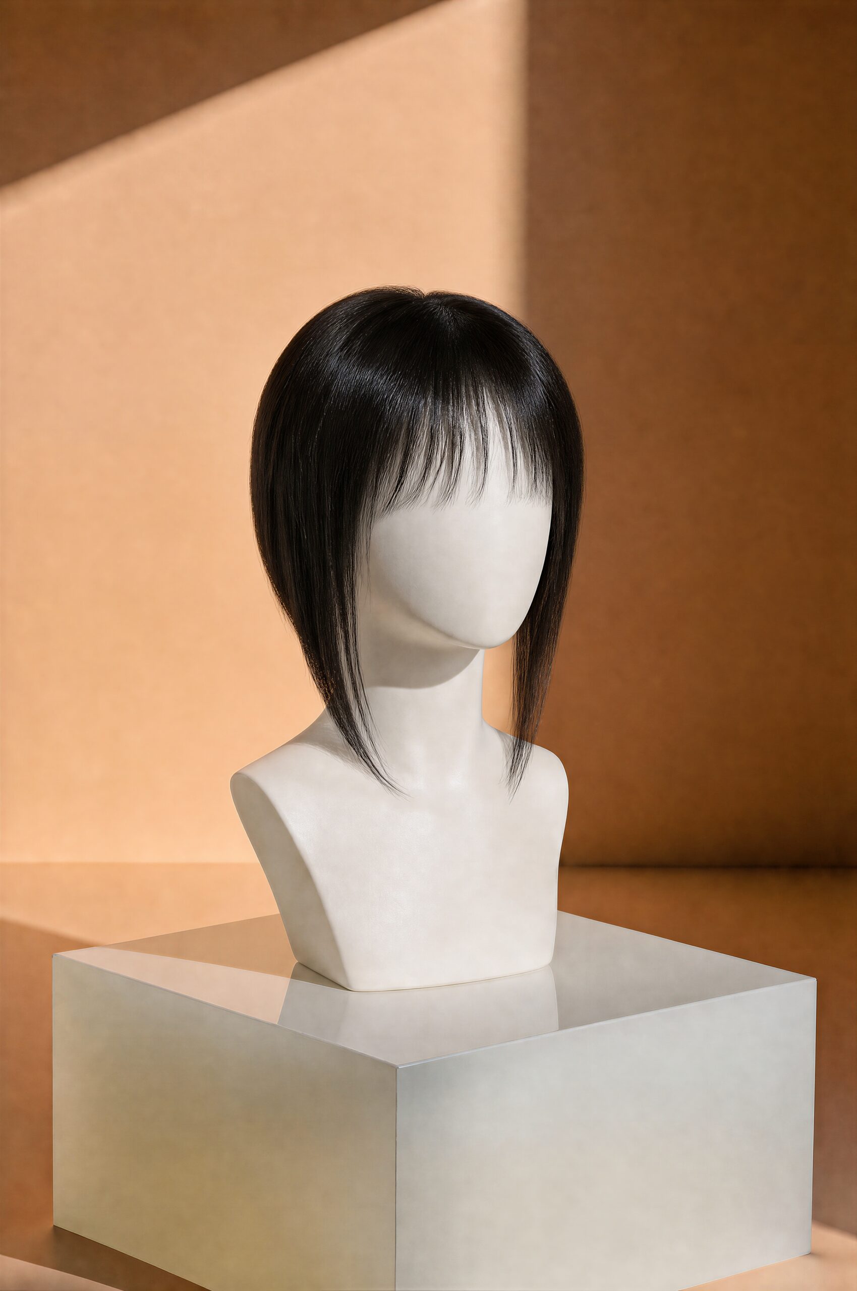 黑色局部型髮片 Hair Piece 款型號 P12-1