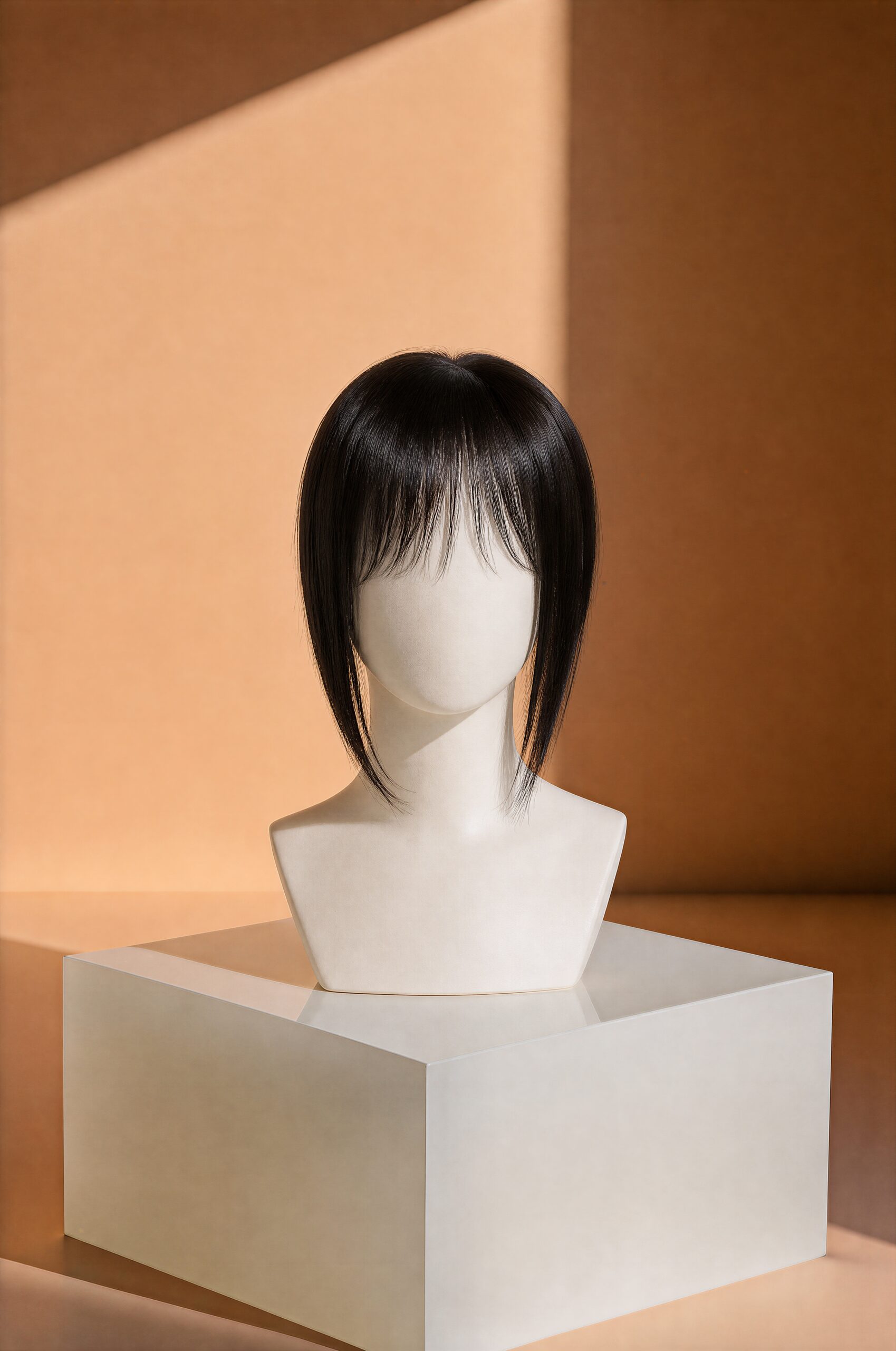 黑色局部型髮片 Hair Piece 款型號 P12