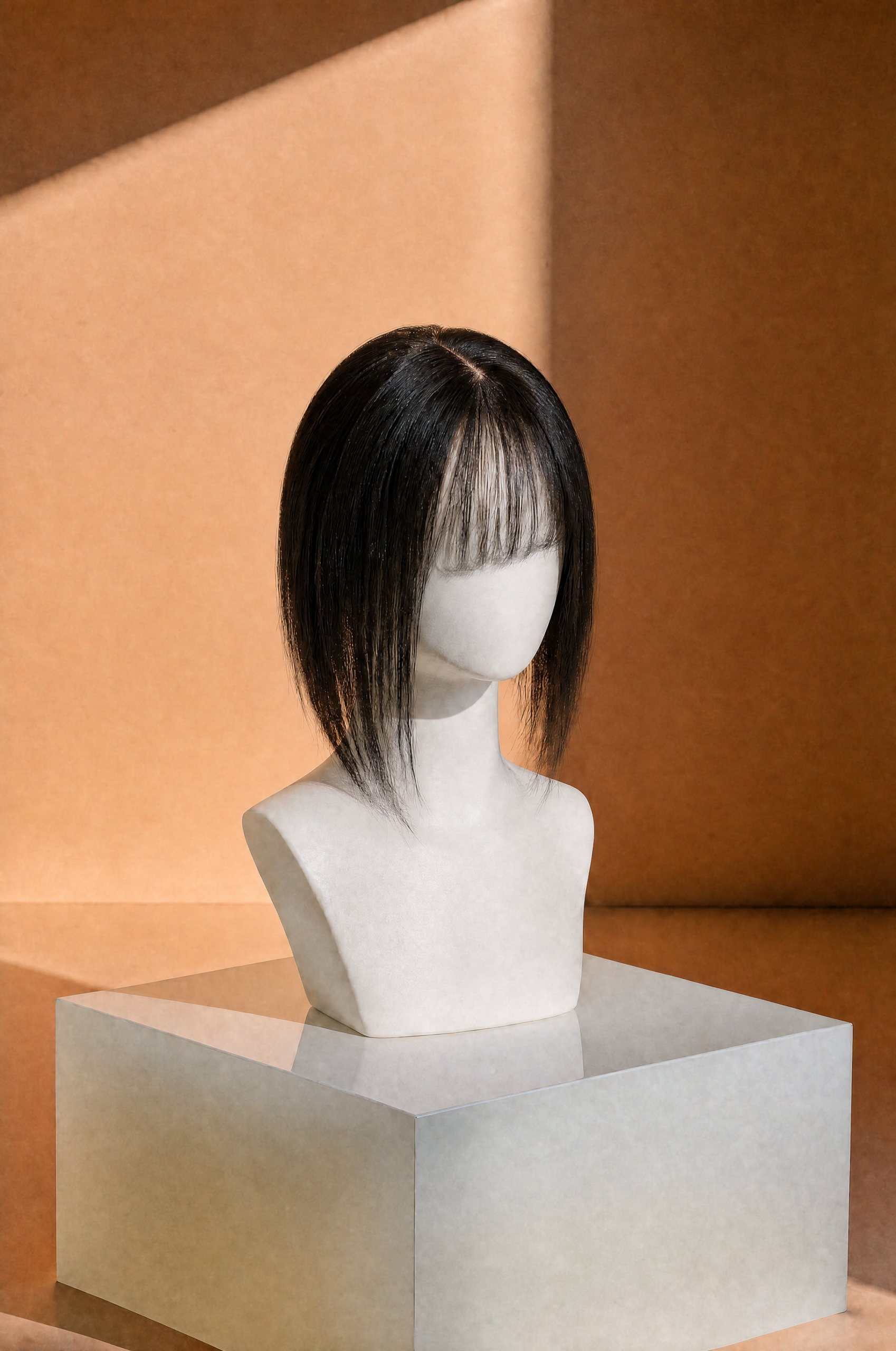 黑色局部型髮片 Hair Piece 款型號 P10